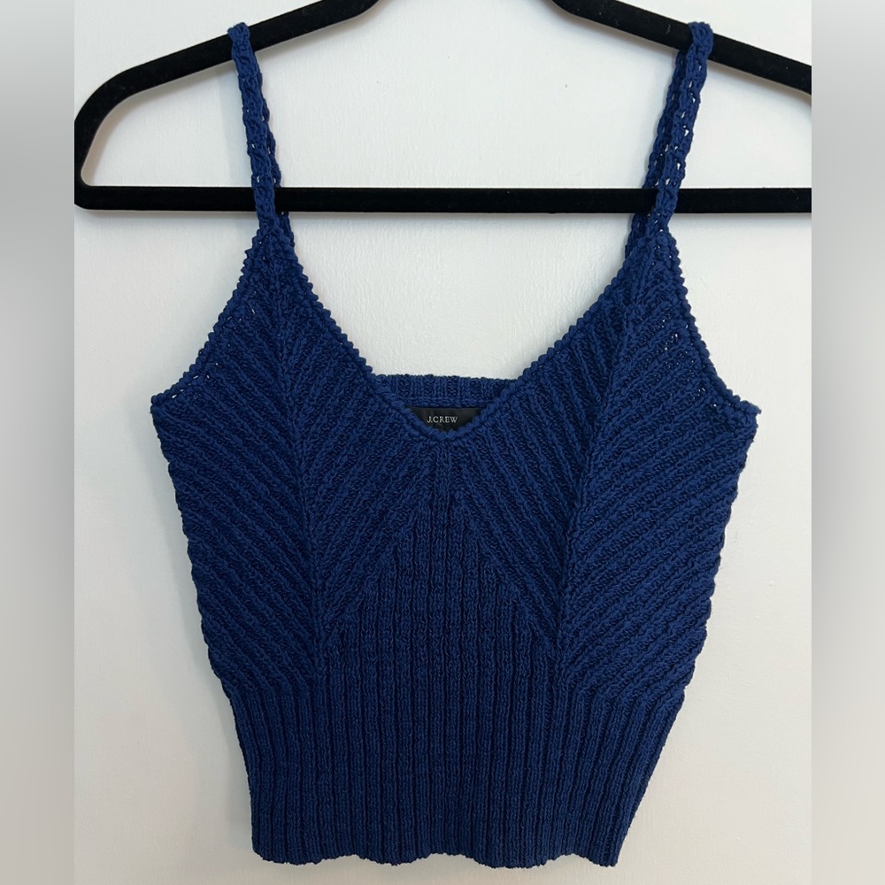 NWT Sleeveless Sweater Crop J. Crew M